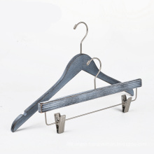 Factory direct customized luxury wash grey wood suits hanger pants set for brand shops